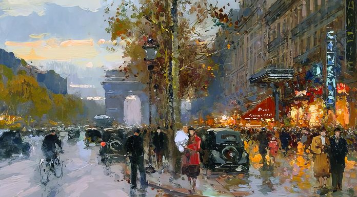 Gershwin. “An American in Paris” Champs-Élysées. Edouard Cortes
