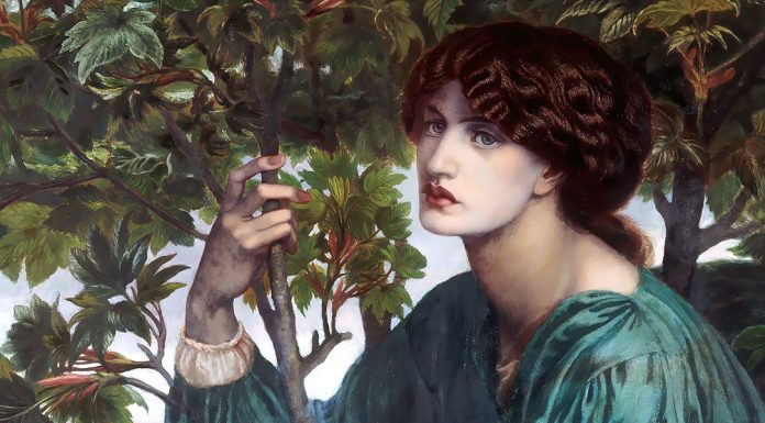 “Nuove poesie” di Giuseppe Lipparini The Day Dream, Dante Gabriel Rossetti (1880)