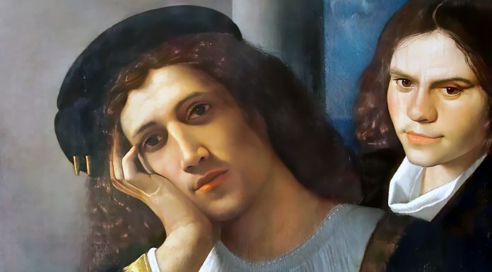 “Il matto” di Mario Borsa Double Portrait, Giorgione (1502)