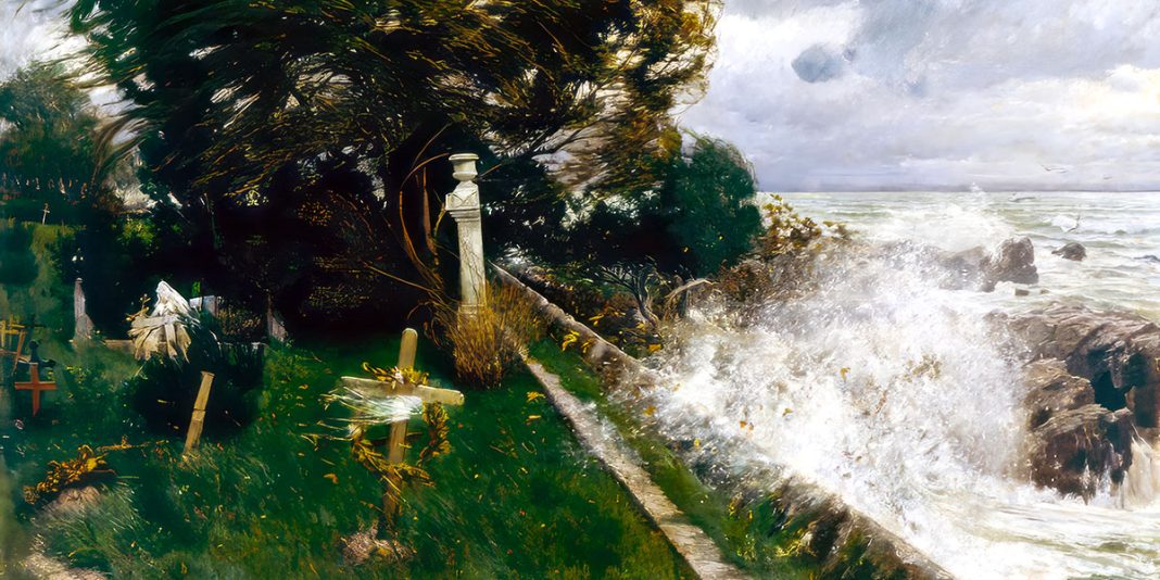 Seaside Cemetery, Adolf Hirémy-Hirschl (1897)