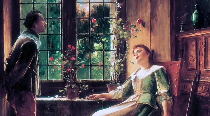 “La bufera” di Edoardo Calandra Conversation, Mihaly Munkacsy (1889)
