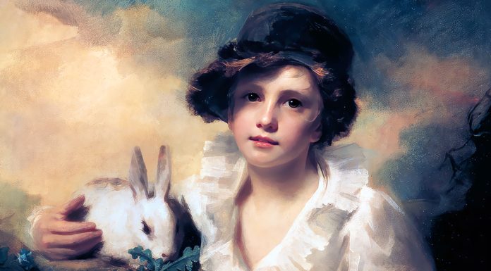“Infanzia di Nivasio Dolcemare” di Alberto Savinio Boy and Rabbit, Henry Raeburn (c.1814)