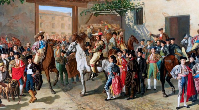 Lalo. “Sinfonia spagnola” Patio de la cuadra de caballos de la plaza de toros, antes de una corrida. Manuel Castellano