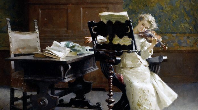 “Sonata in Re minore Op. 5 n. 12 «La Follia»” di Arcangelo Corelli “The violinist”. Paolo Giovanni Bedini