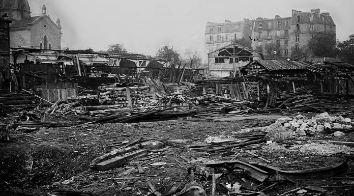 “A Parigi durante la guerra” di Diego Angeli Explosion de la rue de Tolbiac août 1915