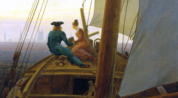 Brahms. “Sinfonia n° 4” “On a Sailing Ship” di Caspar David Friedrich