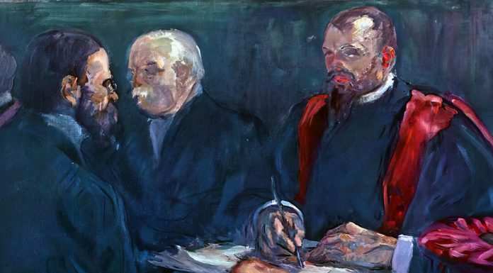 “La criminologia della pratica” di Ernesto Pietriboni An Examination at the Faculty of Medicine, Paris, Henri de Toulouse-Lautrec (1901)
