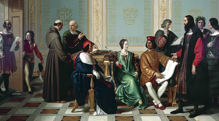 “Lodovico il Moro” di Giovanni Campiglio "Leonardo da Vinci riceve la commissione per l'Ultima Cena alla corte di Ludovico il Moro a Milano". Giuseppe Diotti