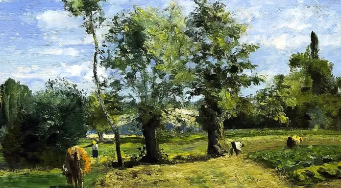 “Intermezzi” di Eugenio Garzolini Spring Morning, Pontoise, Camille Pissarro (1874)