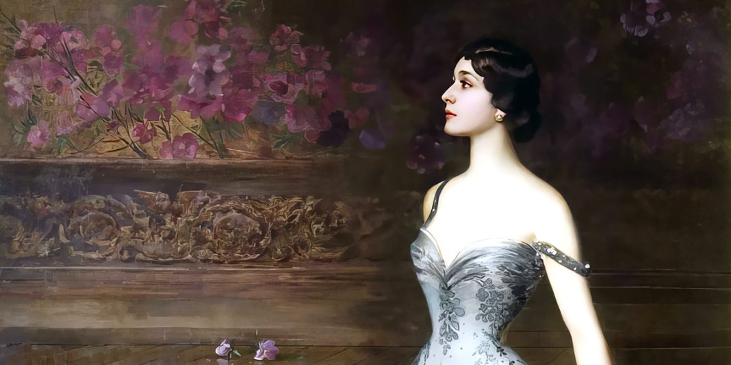 “Ritratto di Lina Cavalieri” di Vittorio Matteo Corcos