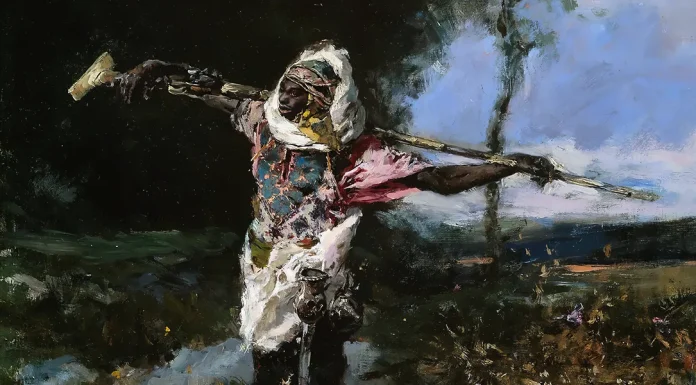 “Attraverso il continente nero” di Henry Morton Stanley African chief, Mariano Fortuny (1870)
