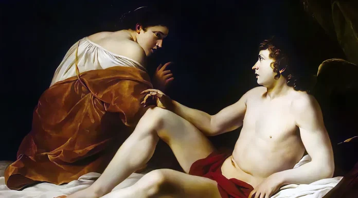 “Angelica, o La notte di maggio” di Alberto Savinio Cupid and Psyche, Orazio Gentileschi (1630)
