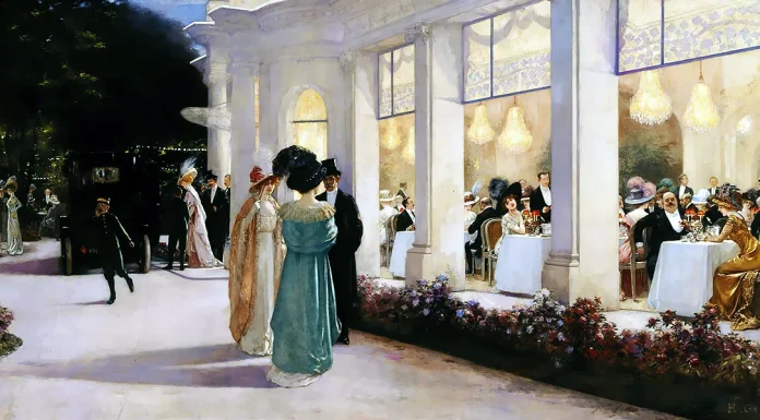 “I volti dell’amore” di Amalia Guglielminetti Une soirée au Pré-Catelan. Henri Gervex
