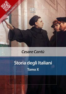 "Storia degli Italiani, Tomo X" di Cesare Cantù