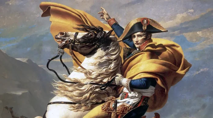 “Il falco” di Alessandro Varaldo Napoleon Crossing the Alps. Jacques-Louis David