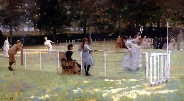 Elgar. “Enigma Variations” The tennis party. John Lavery