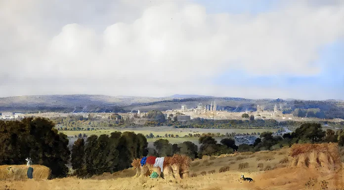 “Escursione in terre nuove” di Giuseppe Antonio Borgese Oxford from Hinksey Hill. William Turner