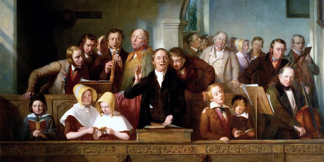 “A Village Choir”. Thomas Webster