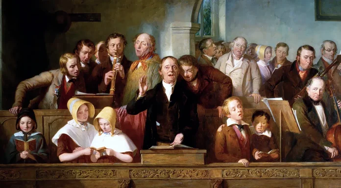 Brahms. “Variazioni, op. 56b” “A Village Choir”. Thomas Webster