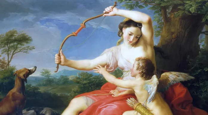“Storie di bambini molto antichi” di Laura Orvieto Diana and Cupid, Pompeo Batoni (1761)