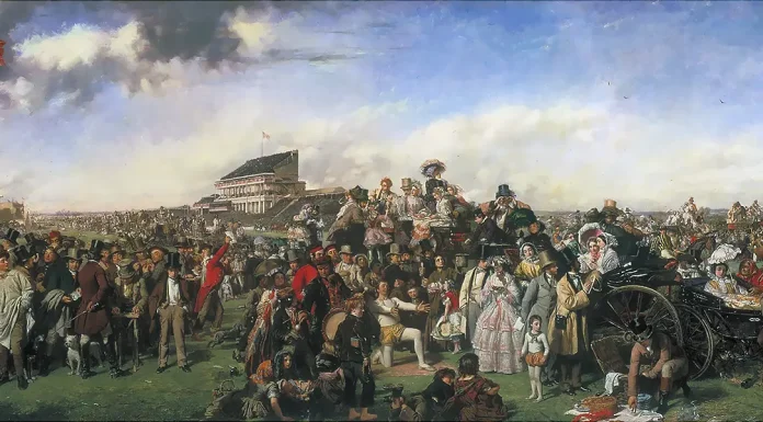 “Utilitarismo” di John Stuart Mill The Derby Day. William Powell Frith