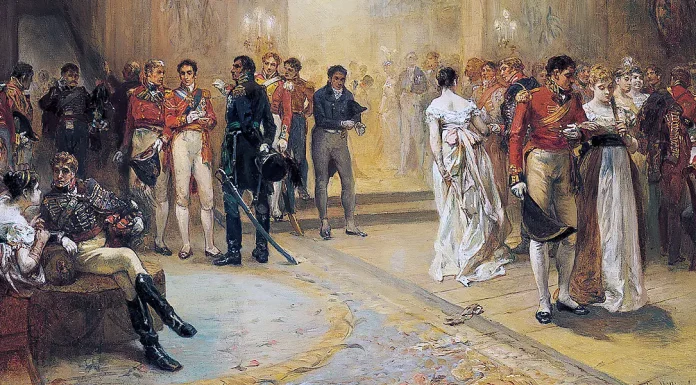 “La Grande-Duchesse de Gérolstein” di Jacques Offenbach “The Duchess of Richmond’s Ball, by Robert Hillingford, 1870s”