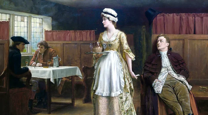 “L’uomo grigio” di Emmuska Orczy Forewarned is forearmed. George Goodwin Kilburne