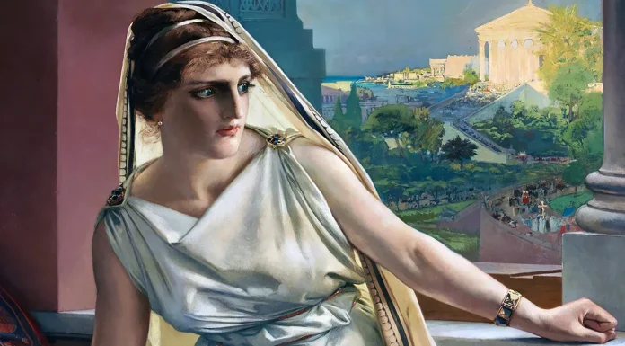 “Ippazia d’Alessandria” di Adolfo Faggi Hypatia. Julius Kronberg