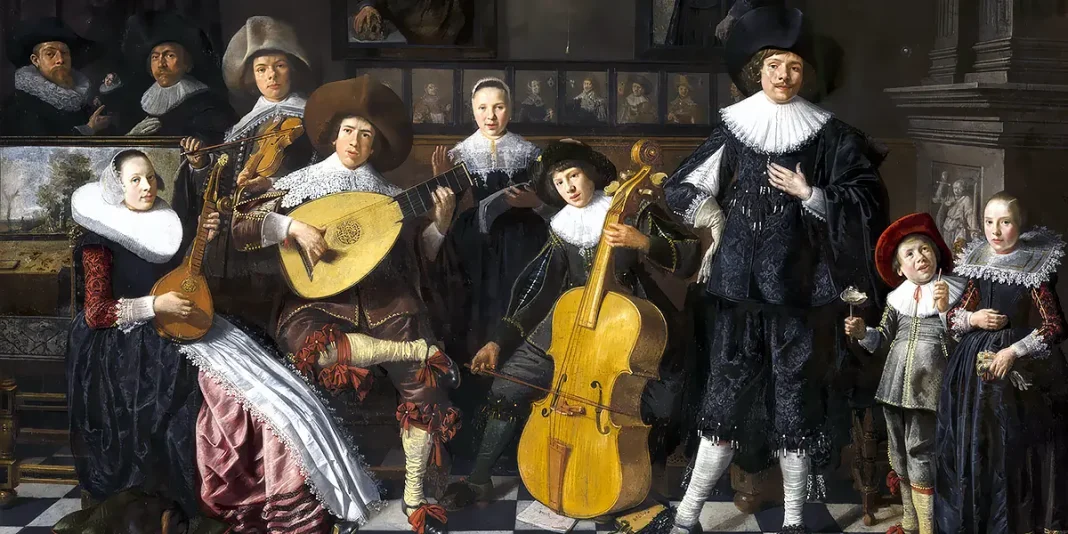 Family Making Music. Jan Miense Molenaer