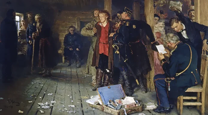 “La mia bella anarchia” di Gigi Damiani Arrest of a Propagandist. Ilya Repin