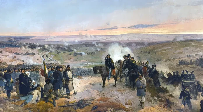 “Memorandum sulla situazione d’Italia” di Camillo Cavour La battaglia di Cernaja, Gerolamo Induno (1857)