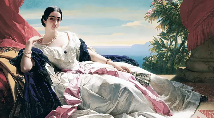 “Consuelo” di George Sand Portrait of Leonilla, Princess of Sayn-Wittgenstein-Sayn, nee Baryatinsky. Franz Xaver Winterhalter