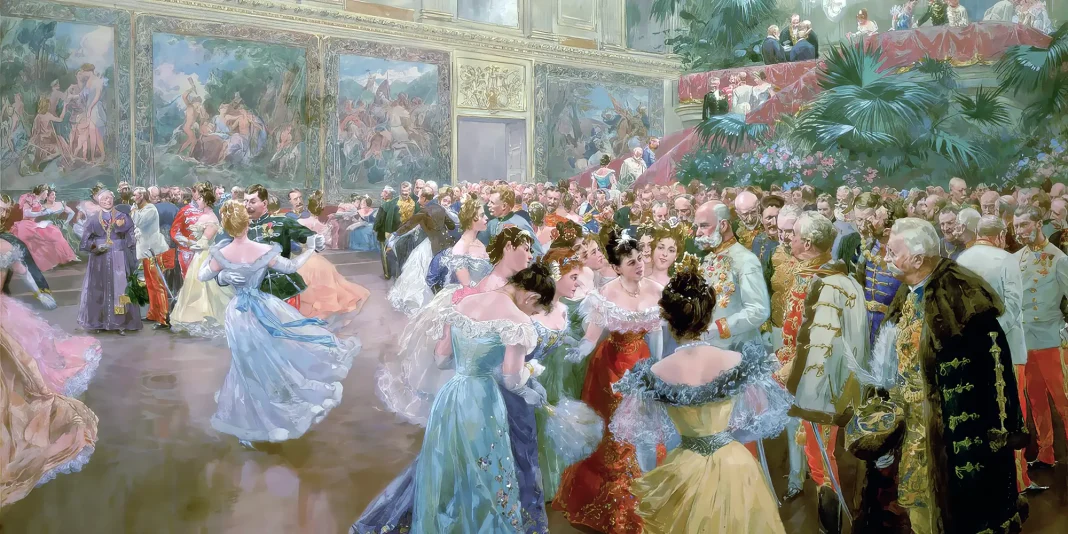 Court Ball at the Hofburg, 1900. Wilhelm Gause