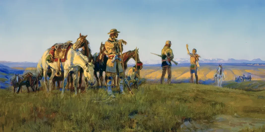 Wild Man’s Truce. Charles M. Russell