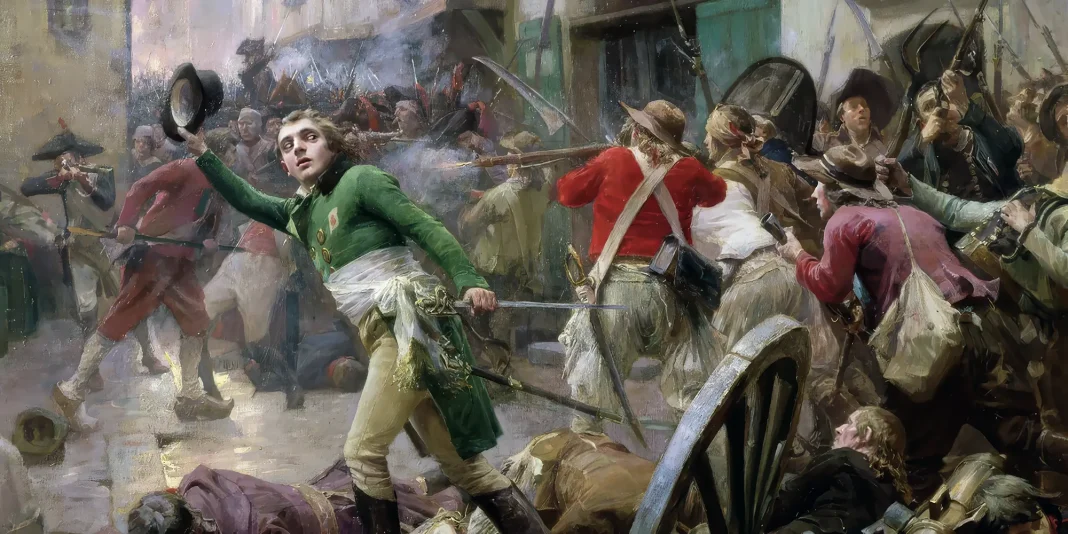 Henri de La Rochejaquelein (1772-94) à la bataille de Cholet, 17 octobre 1793. Paul Emile Boutigny