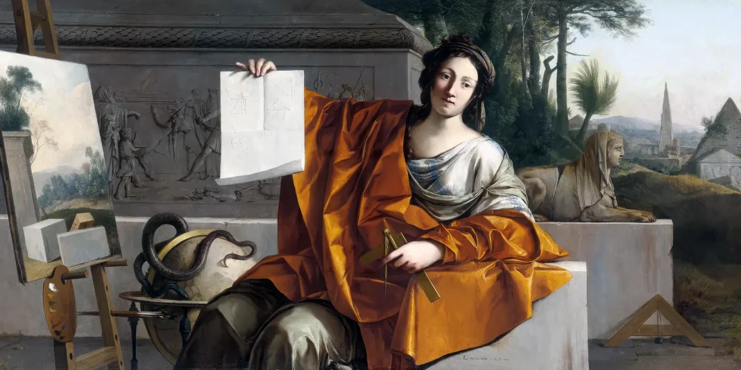 “Allegory of Geometry”. Laurent de La Hyre