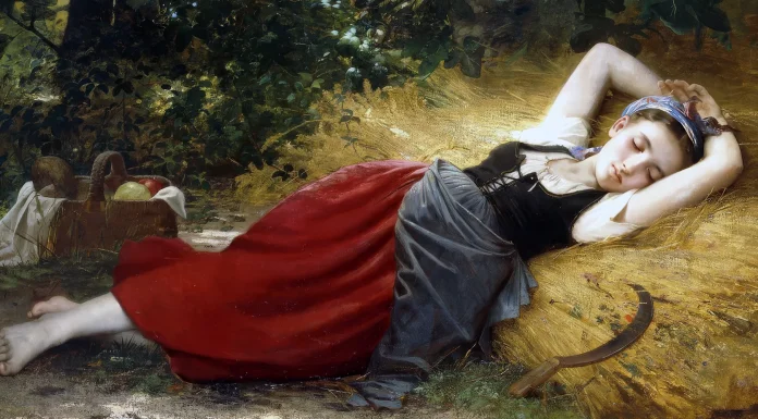 “Una donna pura” di Thomas Hardy A Young Peasant Girl, Sleeping, 1874. Leon Bazile Perrault