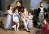“I Malaparte ed i Bonaparte nel primo centenario di un Bonaparte-Malaparte” di autore anonimo Ritratto di Napoleone Bonaparte con i suoi nipoti sulla terrazza di Saint-Cloud, 1810. Louis Ducis
