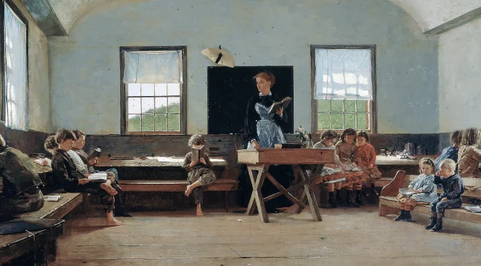 “Il mio ladro” di Bianca De Maj “The Country School”. Winslow Homer