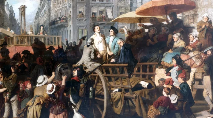 “La collana di velluto” di Alexandre Dumas “Derniers moments des Girondins, 31 octobre 1793”. Karl von Piloty