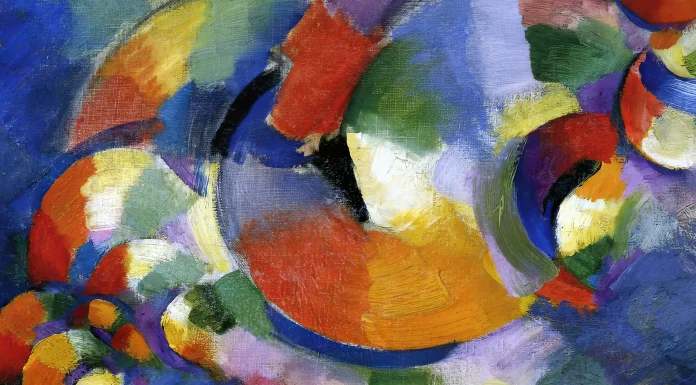 “Il poema dello spazio” di Maria Ginanni Cosmic Synchromy. Morgan Russell