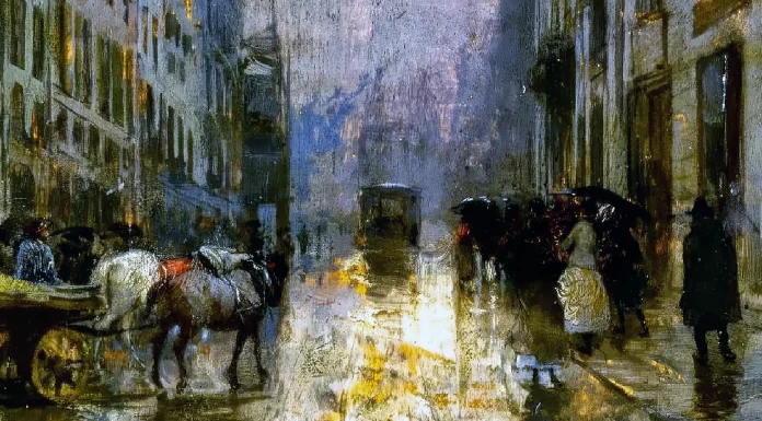 “Il sole spento” di Ulderico Tegani “Vecchia Milano”. Mosè Bianchi