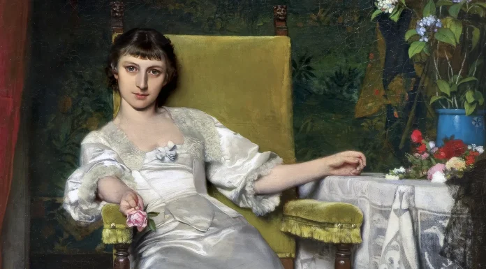 “Vittoria” di Joseph Conrad “A lady with rose” di Władysław Czachórski