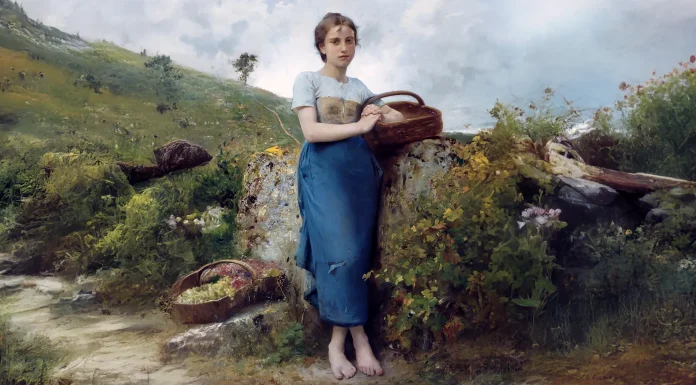 “L’Arlesiana” di Francesco Cilea La Vendemmiatrice (The Grape Picker, 1895). Leon Bazile Perrault