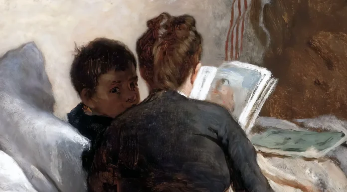 “La donna e la scienza, o La soluzione del problema sociale” di Salvatore Morelli The Little Convalescent. Eastman Johnson