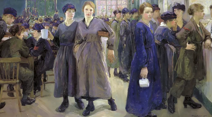 “In difesa dei diritti delle donne” di Anna Kuliscioff Women’s Canteen at Phoenix Works, Bradford. Flora Lion