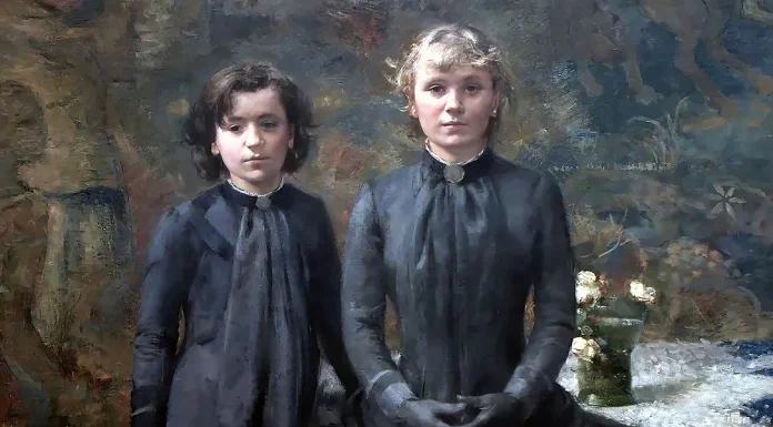 “Sorelle” di Haydée (alias Ida Finzi) The Sisters of the Painter Schlobach. Théo van Rysselberghe