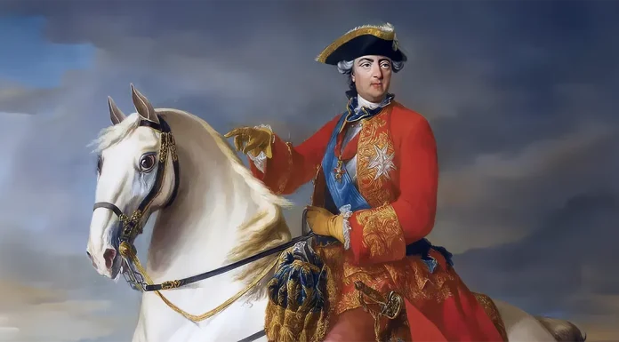 “Il cavaliere d’Harmental” di Alexandre Dumas Ritratto equestre di Luigi XV di Francia, opera di Louis-Michel van Loo