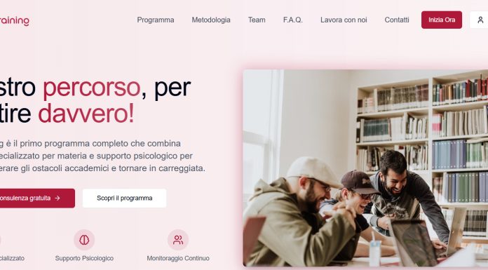 Study Training: nasce in Italia il primo programma continuativo per studenti universitari bloccati