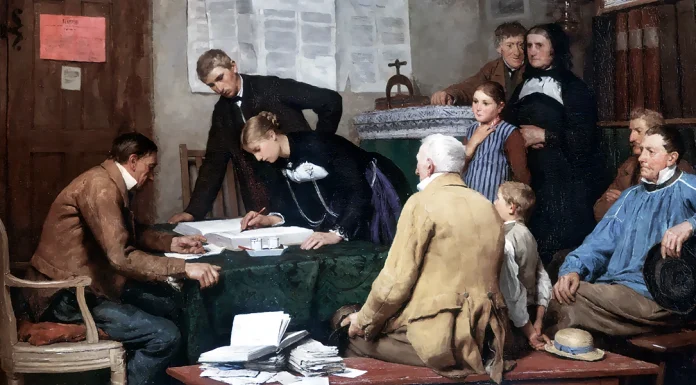 “Nella mischia” di Rosalia Gwis Adami Civil marriage. Albert Anker